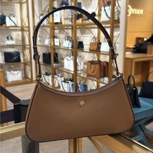 Tory Burch Tan Leather Shoulder Bag